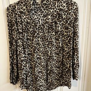 Leopard Print Women's Top